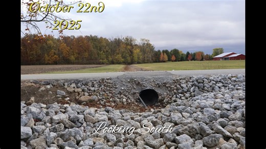 Countyline ARPA Project Calvin Crow Drain October 22nd 2025