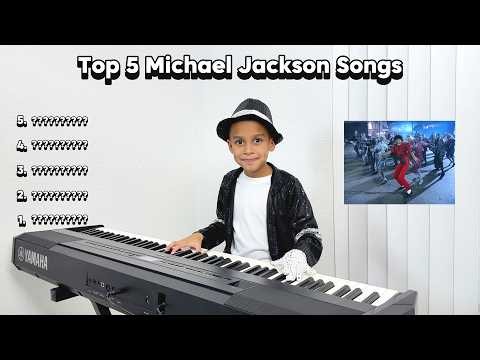 Top 5 Michael Jackson Songs! 🤯🎹🎶 8 Year Old Piano Prodigy Jelijah Diaz #piano #talentedkids #mj