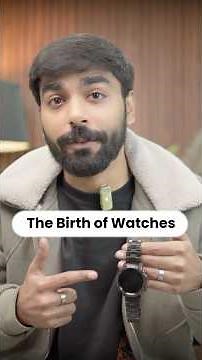 Before smartwatches, there was the first watch invented.#FirstWatch #historyoftime