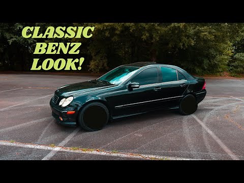 New Look on The Mercedes C230 AMG Monoblock Wheels (w202, w203)