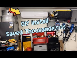 Installing a 3-Ton 36,000 BTU Mini Split System in my Garage