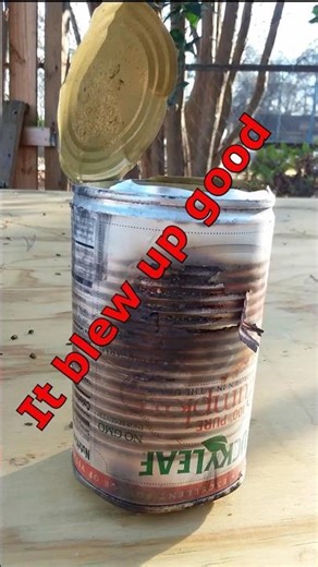 Cans in a fire, don't do it