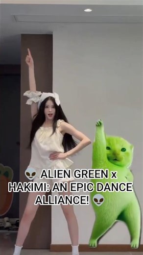 👽 ALIEN GREEN x HAKIMI: AN EPIC DANCE ALLIANCE! 👽​