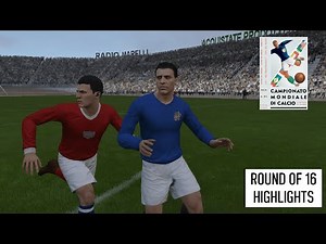 1934 World Cup Round of 16 Highlights (Part 1) | Historic Football Simulation