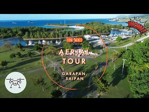 Saipan aerial tour in 4k. Visit one of the most beautiful islands in the Pacific! New for 2025!