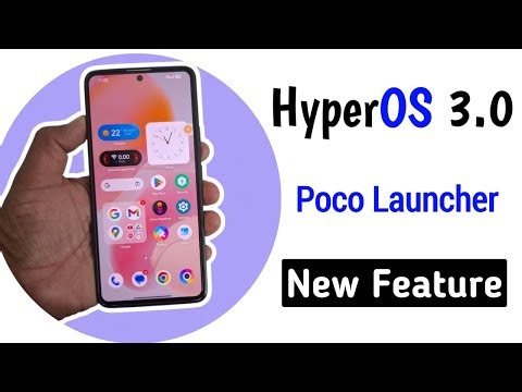 HyperOS 3.0 Poco Launcher New Updated Feature ! MIUI 14 Launcher