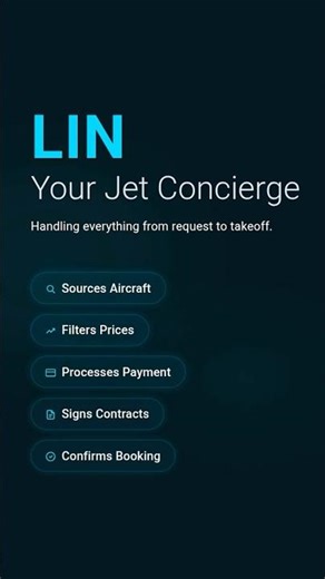 Book a Private Jet in Seconds With AI | Lineaum