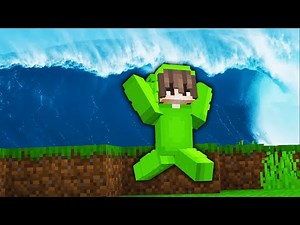Can I Survive NATURAL DISASTERS in Minecraft!?