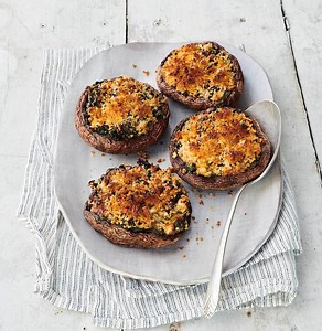 Portobello Mushrooms, Silverbeet and Feta | Veggies Recipes | Weber BBQ