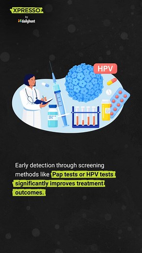 2.6K views | Understanding cervical cancer, its risk factors, symptoms, screening methods, the importance of the HPV vaccine, and India's innovative approach with Cervavac are crucial in combating this preventable disease. | Dailyhunt | Facebook
