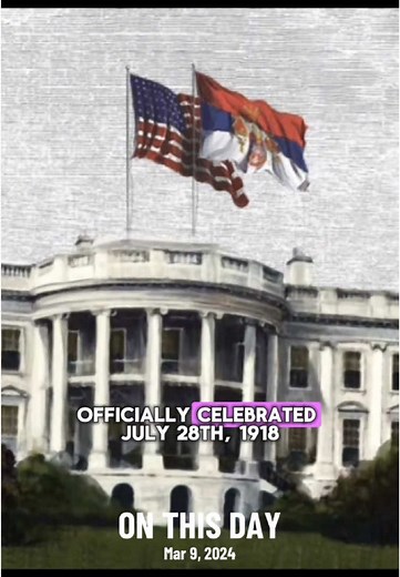 The Serbian Flag at the White House: A Unique Moment