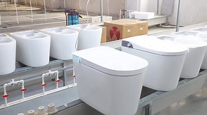 Automatic Electric Ceramic Tankless Toilet Smart Bathroom Wc Intelligent Toilet Bowl One Piece Heated Seat Smart Bidet Toilet