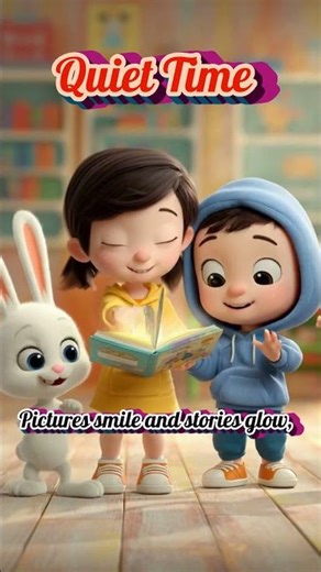 Quiet Time for Kids | Calm Reading Moment with Cute Characters 📚✨ #nurseryrhymes