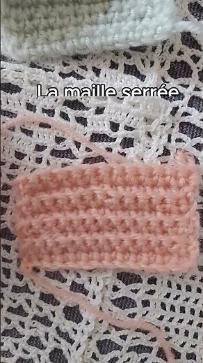 1 technique 3 motifs : la maille serrée au crochet sur 2 brins, brin arrière, brin avant.