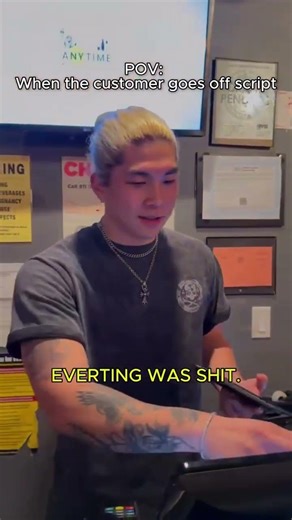 POV When the customer goes off script😭🤣#anytimeKitchennyc #restaurantlife #fyp