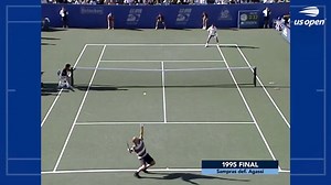 A legendary rally between two of the greatest to ever do it. Sampras vs Agassi 1995 US Open Final