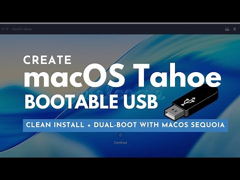 Create macOS Tahoe Bootable USB & Clean Install + Dual-Boot with macOS Sequoia! (Step-by-Step Guide)