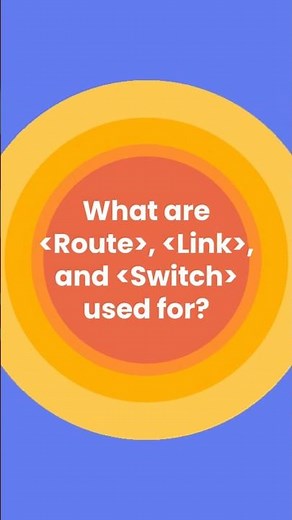 Route, Link, and Switch tags Explained | React Router Basics #react #reactjs #shorts #learnreact