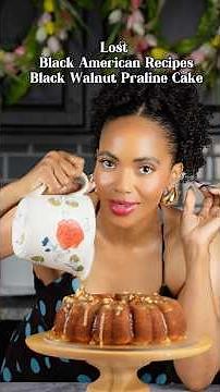 Black Walnut Praline Cake! (RECIPE IN DESCRIPTION)