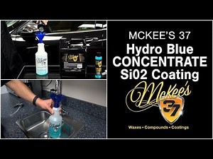 Hydro Blue CONCENTRATE SiO2 Coating - Spray & Rinse Paint Coating McKee's 37