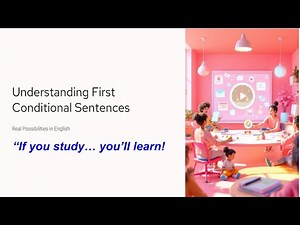 Cláusulas Condicionales Tipo 1 en Inglés | First Conditional explicado fácil✨