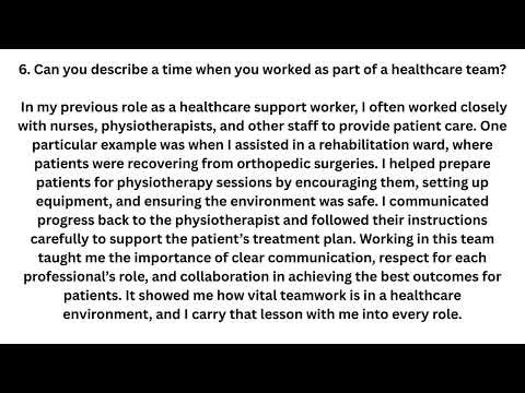 Therapy Assistant Interview Questions and Answers | Ace Your Interview