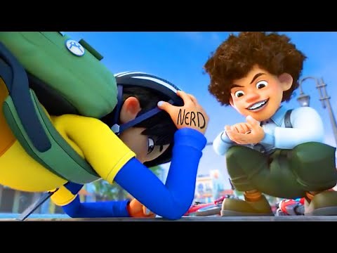The BULLY didn't know that the NERD had the POWERS of a ROBOT with SUPER STRENGTH - RECAP