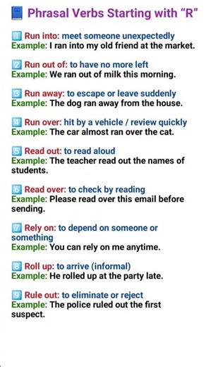 PHRASAL VERBS | Improve English Vocabulary With This Daily Use Phrasal Verbs #english #ytshorts