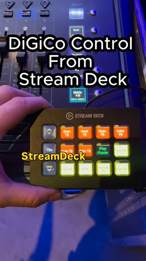 Michael Leckrone | Audio Engineer on Instagram: "How are you using a streamdeck in your live sound setup? I made this video to show some of the possible things that you can use a streamdeck for in your live sound rig. I will go into further detail in future videos on how it all works, but the following is the basics of what I am doing 1. Firing macros via OSC. The streamdeck (connected to companion) is able to send commands both on the press and the release of a button allowing you to build mome