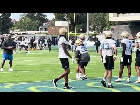 Sights and sounds from UCLA's first spring practice of 2026