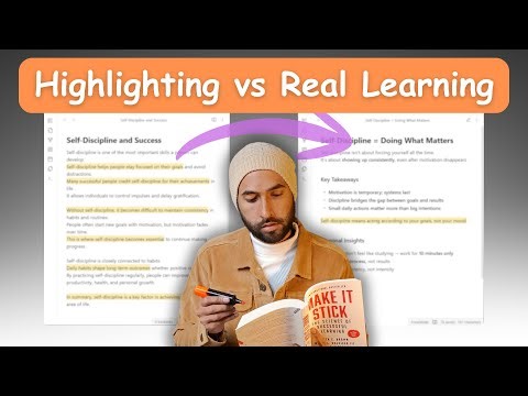 Why Highlighting Feels Productive but Fails Long-Term (And What Works Instead)