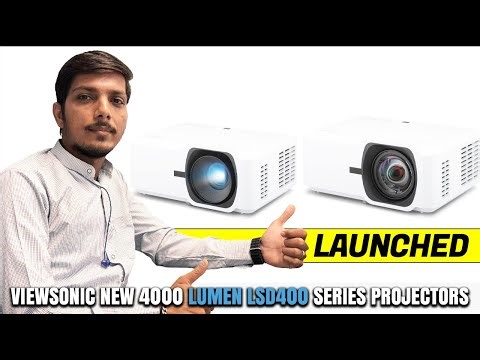 ViewSonic LSD400W And LSD400HD-ST 4,000-Lumen Projectors Launched - Explained All Spec, Features
