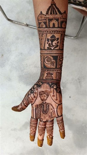 Celebrate the Beauty of Indian culture with these stunning bridal mehendidesigns #mehndi#shortvideo