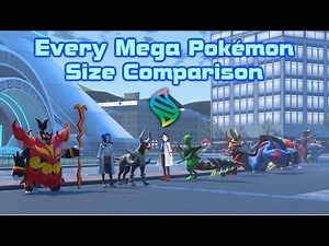 Pokemon Size Comparison - Every Mega Pokemon