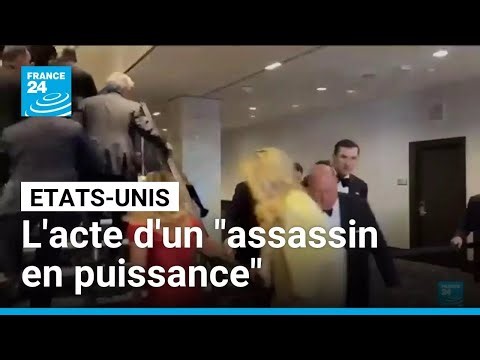 Un assaillant armé tente de forcer l'entrée d'un gala auquel assiste Trump • FRANCE 24