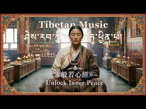 Heart Sutra Tibetan Healing 🕊️ Dissolve Anxiety & Unlock Inner Peace | Meditation, Zen, Yoga Music
