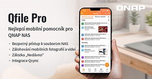 QNAP vydává mobilní aplikaci Qfile Pro, vylepšené řešení mobilního zálohování