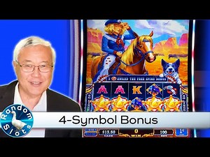 Yee Haw Stampede Slot Machine 4 Symbol Bonus