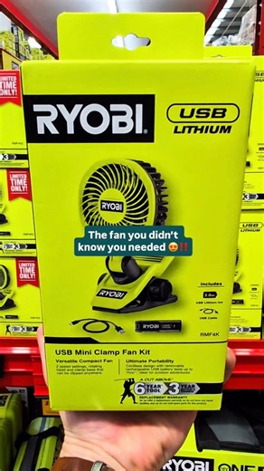 15K views · 64 reactions | Introducing your new summer fave  The RYOBI Australia mini fan kit is a total game-changer for staying cool wherever you are 流  Shop in store or online via the link below. ➡️ www.bunnings.com.au/search/products?page=1&q=Ryobi+USB+Mini+Clamp+Fan+Kit #Fan #Cooling #Summer | Bunnings Warehouse Australia | Facebook