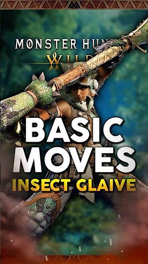 Standard Basic Moves 💥 Insect Glaive Combos in Monster Hunter Wilds #MHW #MonsterHunter