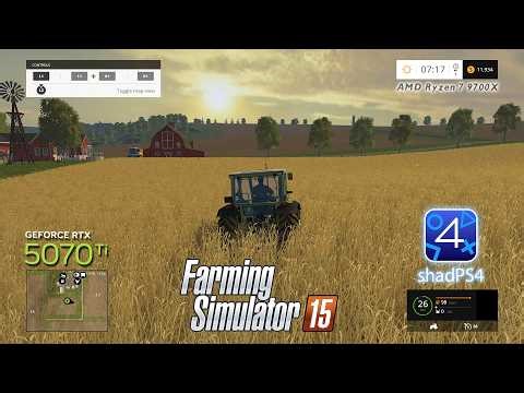 Farming Simulator 15 *NO SOUND* (60fps) | shadPS4 Emulator | Sony PS4