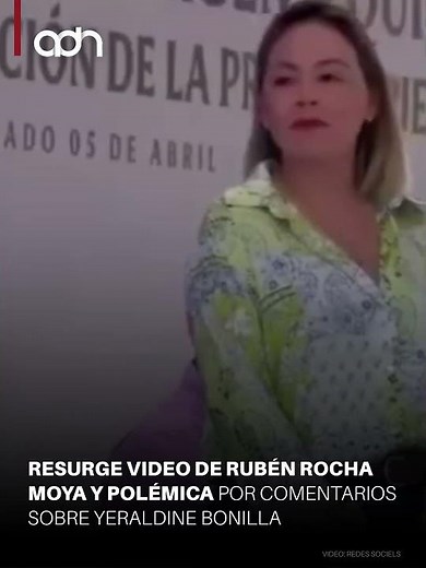 Do you remember when Rocha Moya called the current interim governor a lunch counter waitress?