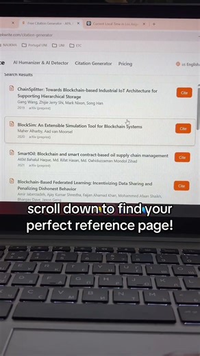 Use this citation generator 🧠