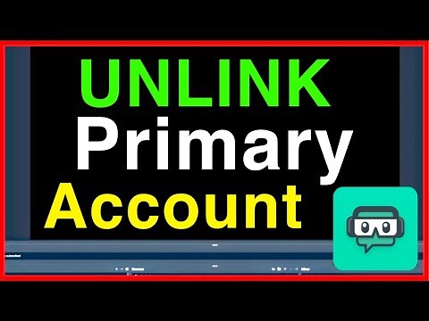 Streamlabs OBS How to UNLINK Log Out Primary Account Easy!