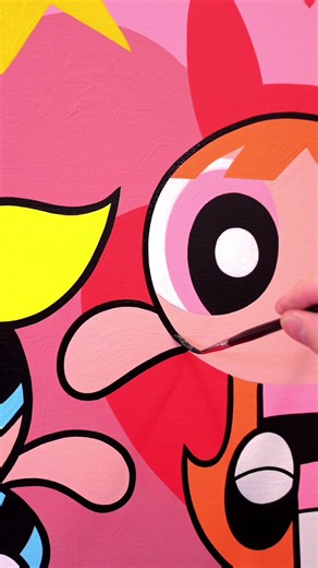 Do you prefer the classic or modern Powerpuff girls? ✨ #painting #powerpuffgirls #art