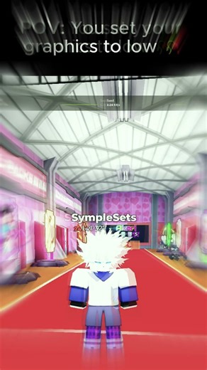 Low Graphics in Volleyball Legends is best FPS for what? 😭 #volleyballlegends #volleyball #roblox