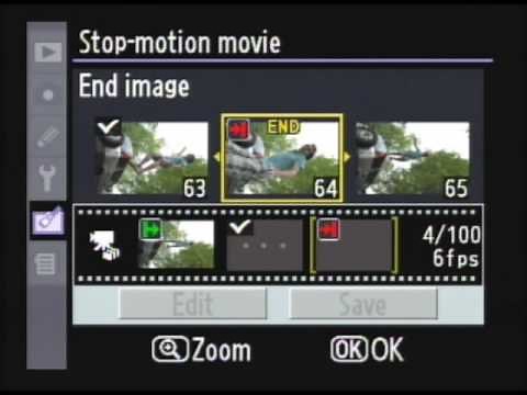 Nikon D5000 D5100 Stop Motion and Movie Mode