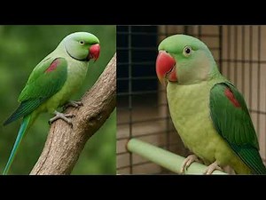 Alexandrine Parrot Natural Sounds/Voices