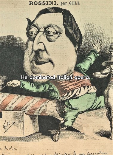 Gioachino Rossini (1792–1868) #classicalpianism #piano #classicalmusic #rossini