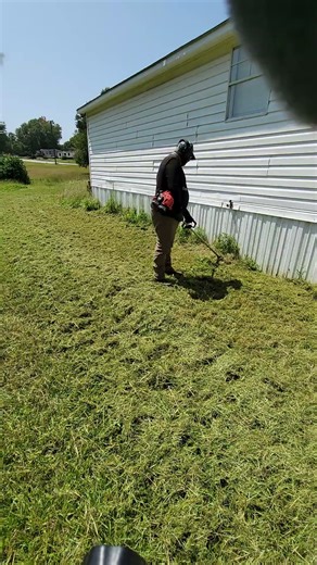 timelapse yard cleanup in seconds